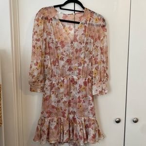 VERONICA BEARD // floral mini dress